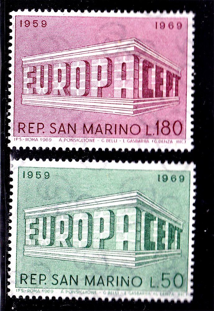 Сан Марино  1969  г  MNH - EUROPA CEPT - - фото фото фото 0