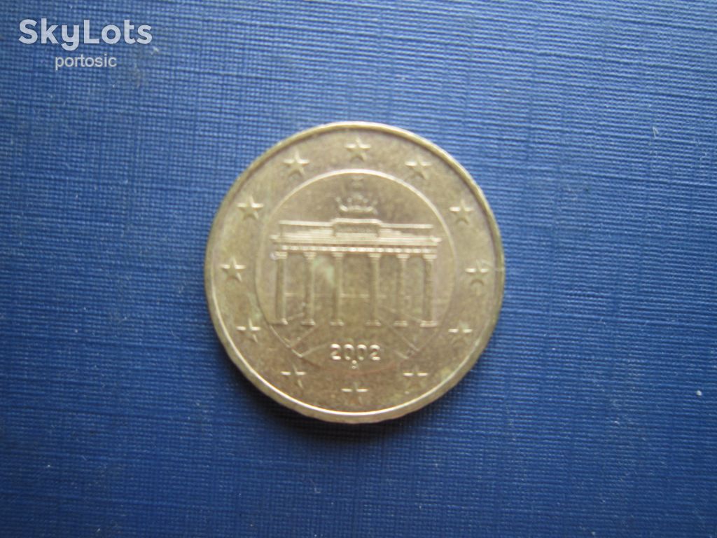Монета 10 евроцентов Германия 2002 А - фото фото фото 0