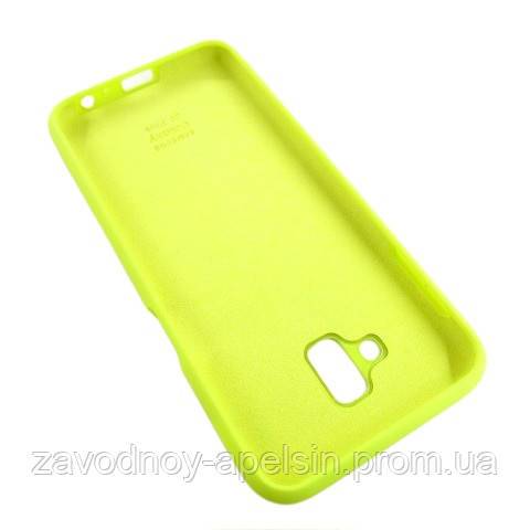 Samsung J6 Plus J610 Чехол силиконовый Silicone Cover (желтый) - фото фото фото 1