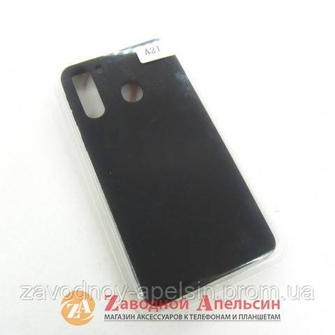 Samsung A21 A215 защитный чехол Grand black - фото фото фото 1