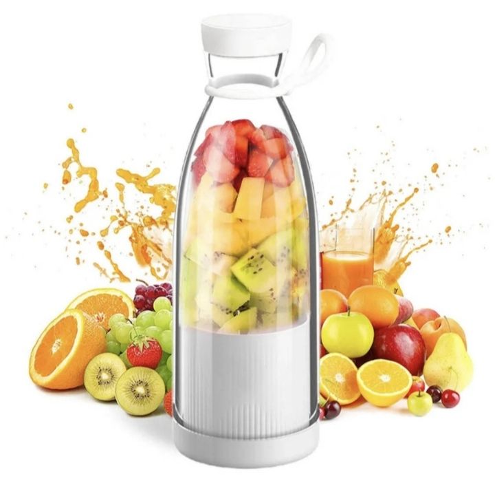 Акумуляторна портативна пляшка-блендер для приготування смузі Juicer YC-02 420 мл - фото фото фото 4
