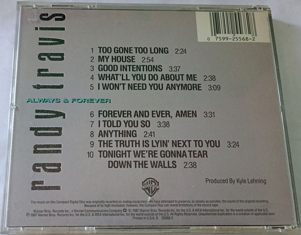 RANDY TRAVIS Always &amp; Forever CD US - фото фото фото 2