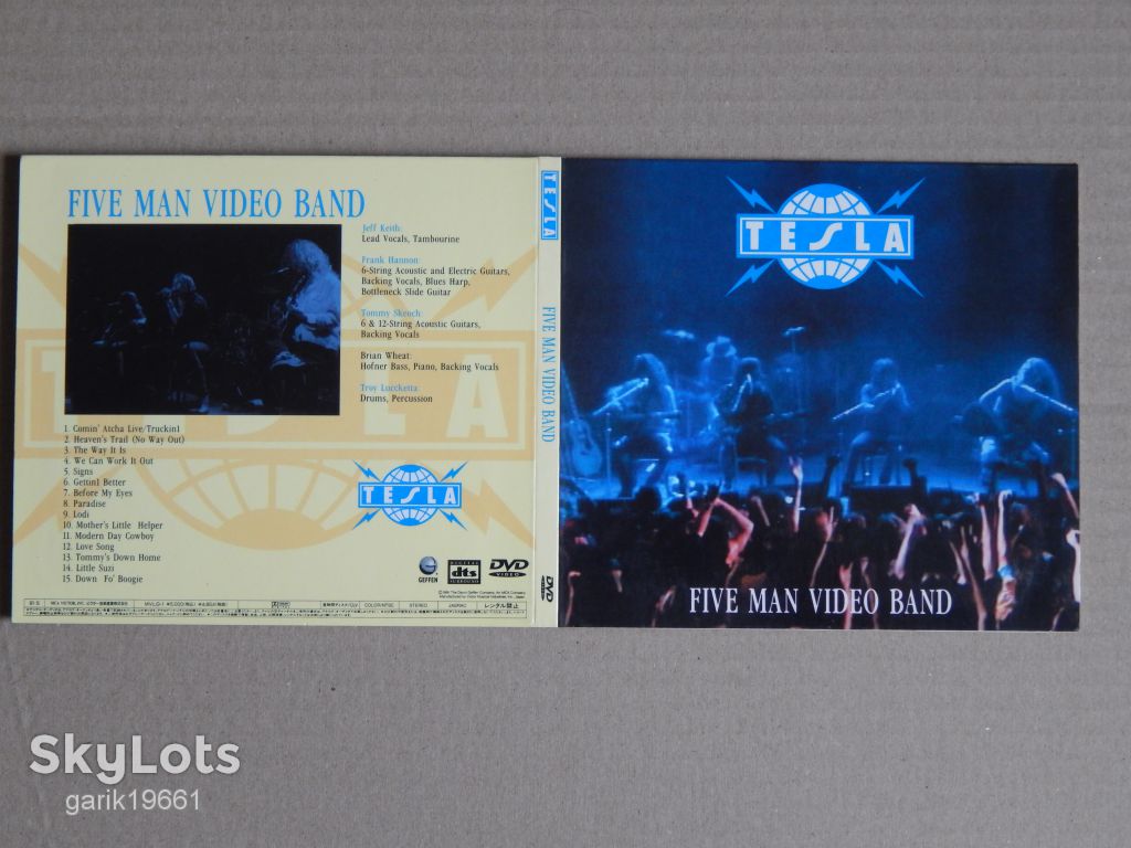 Tesla ‎– Five Man Video Band (DVD, Unofficial Release, DigiPack) - фото фото фото 2
