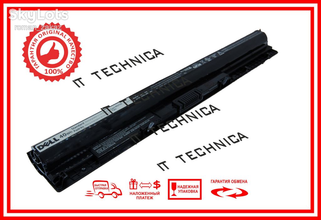 Батарея DELL WKRJ2 14.8V 2700mAh оригинал - фото фото фото 0