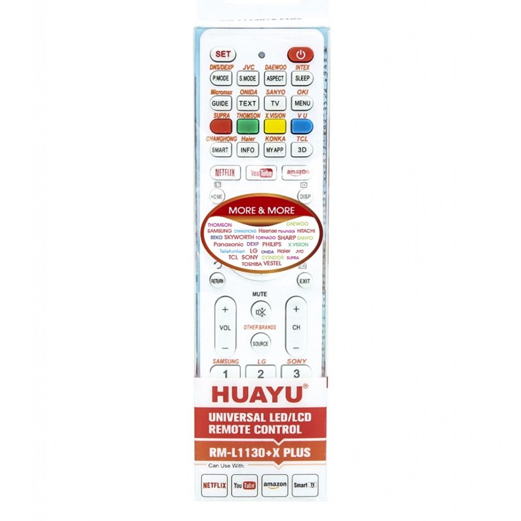 Пульт для телевизора Huayu RM-L1130+X Plus универсальный - фото фото фото 2