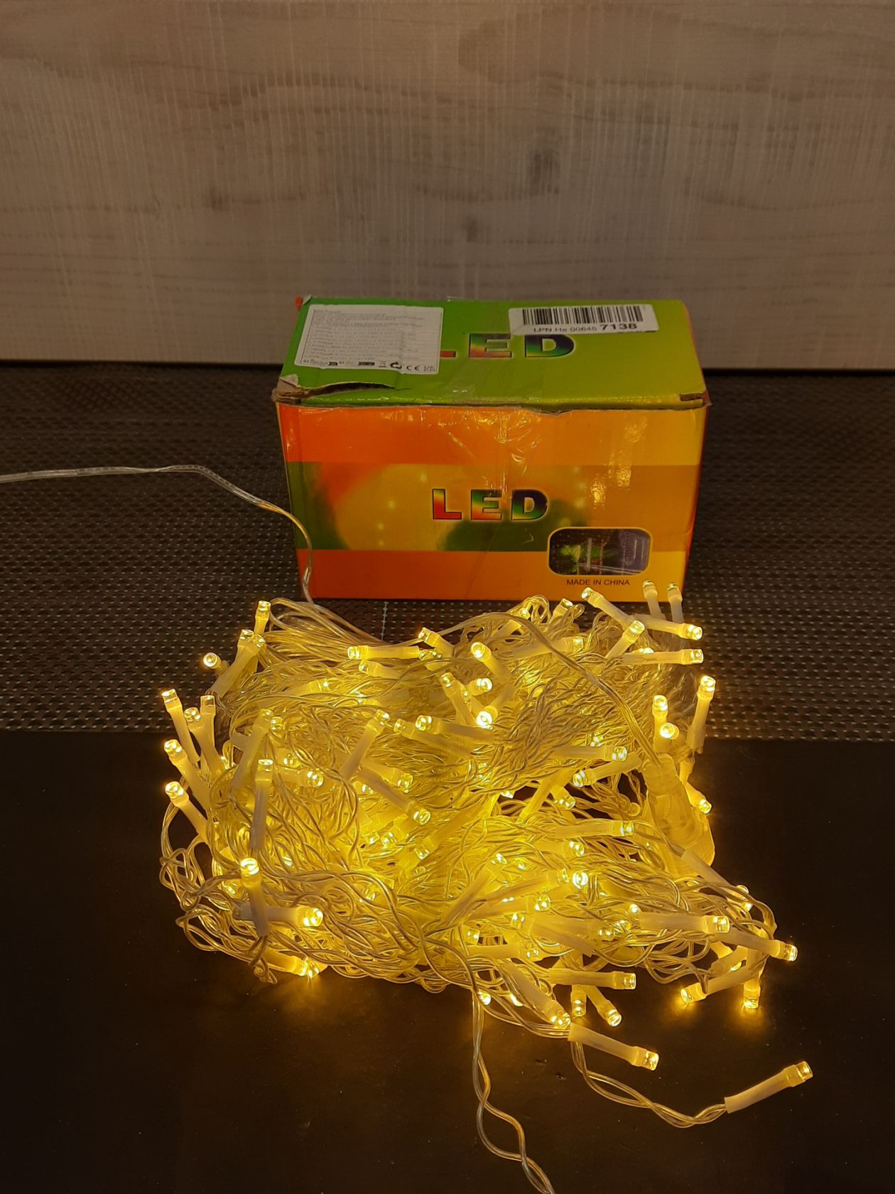 03   новорічна LED гірлянда бахрома нова робоча - фото фото фото 2