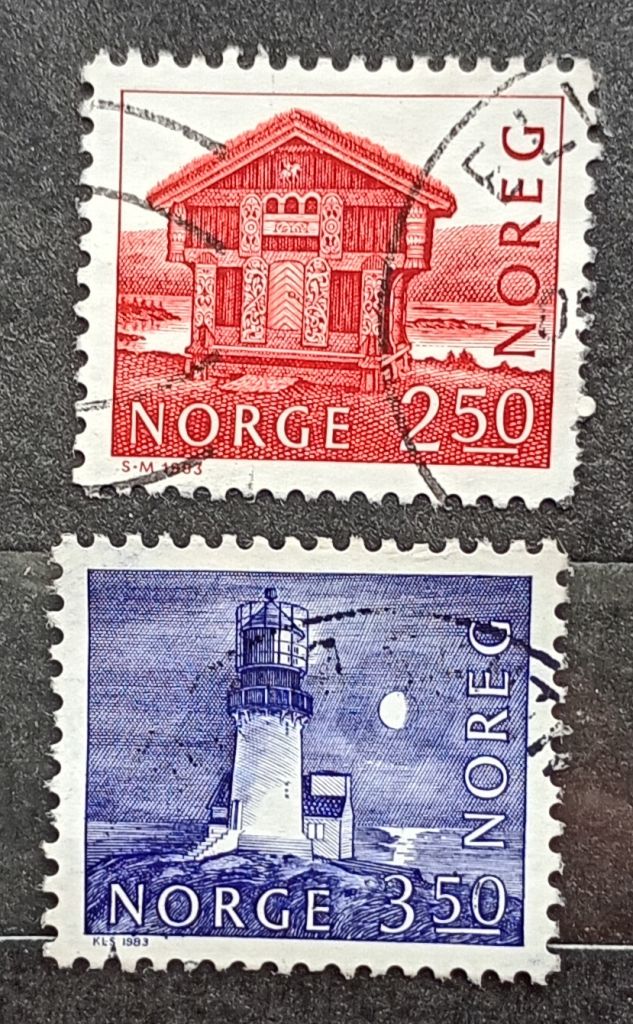 Норвегия 1983 г - Здания и сооружения, гаш - фото фото фото 0