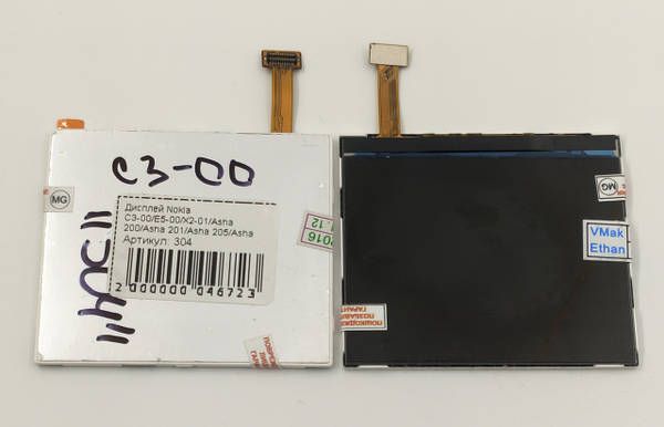 Дисплей Nokia C3-00/E5-00/X2-01/Asha 200/Asha 201/Asha 205/Asha 210/Asha 302 - фото фото фото 0