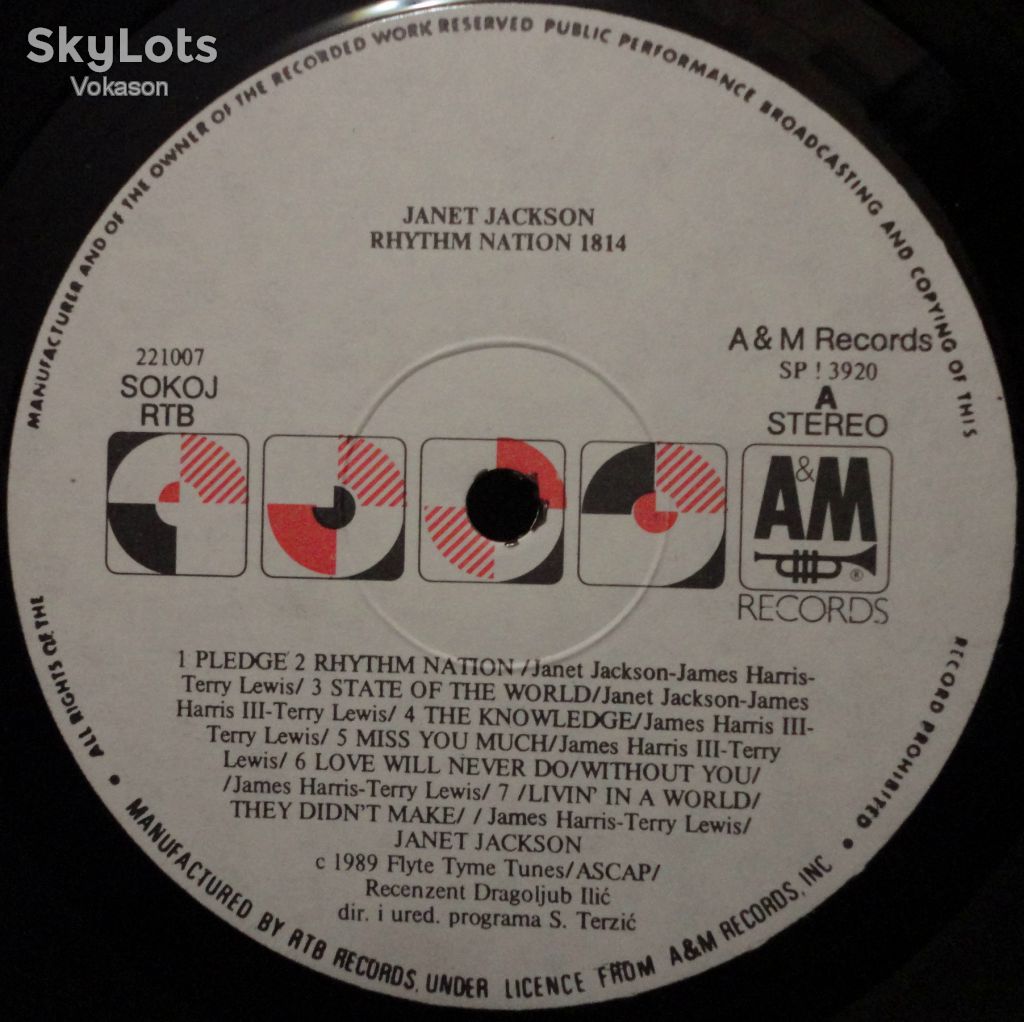 Janet Jackson - Rhythm Nation 1814  NM/NM/NM+ - фото фото фото 4