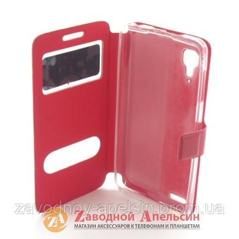 Чехол книга Lenovo P780 Smart Case red - фото фото фото 2