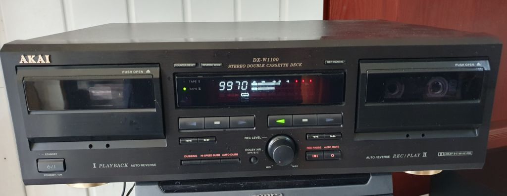 Дека касетна AKAI DX-W 1100 - фото фото фото 0