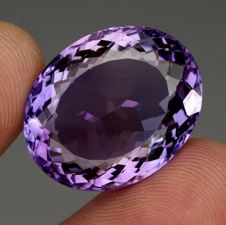 Натуральный аметист 33.36 Ct. 25x20mm - фото фото фото 1