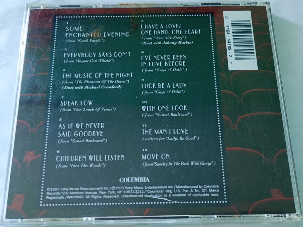 BARBRA Back To Broadway CD US - фото фото фото 2