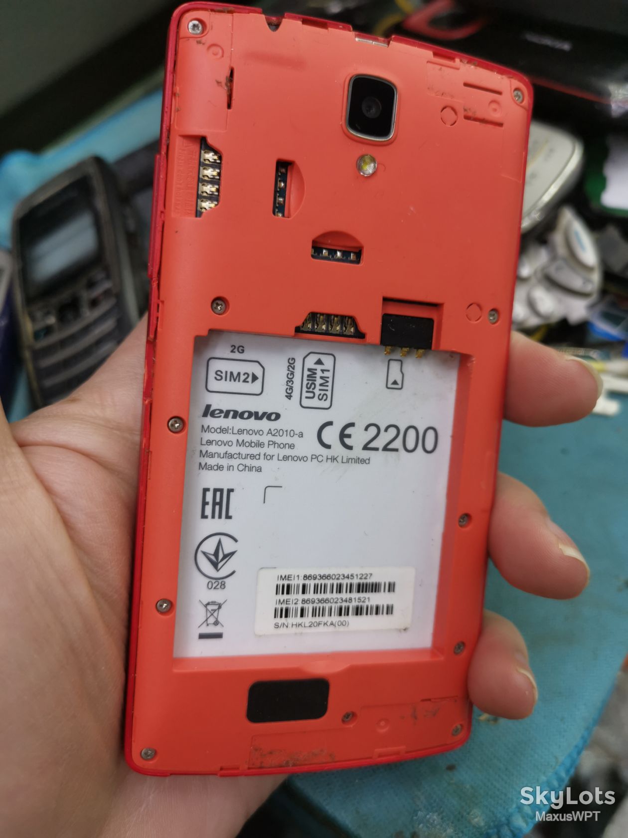 #2274 sklad Lenovo A2010 red - фото фото фото 1
