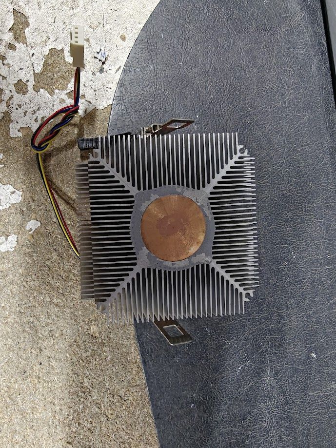 Процессорный медный куллер AMD socket 370, AM2, AM3, AM4 № 260602100 - фото фото фото 1