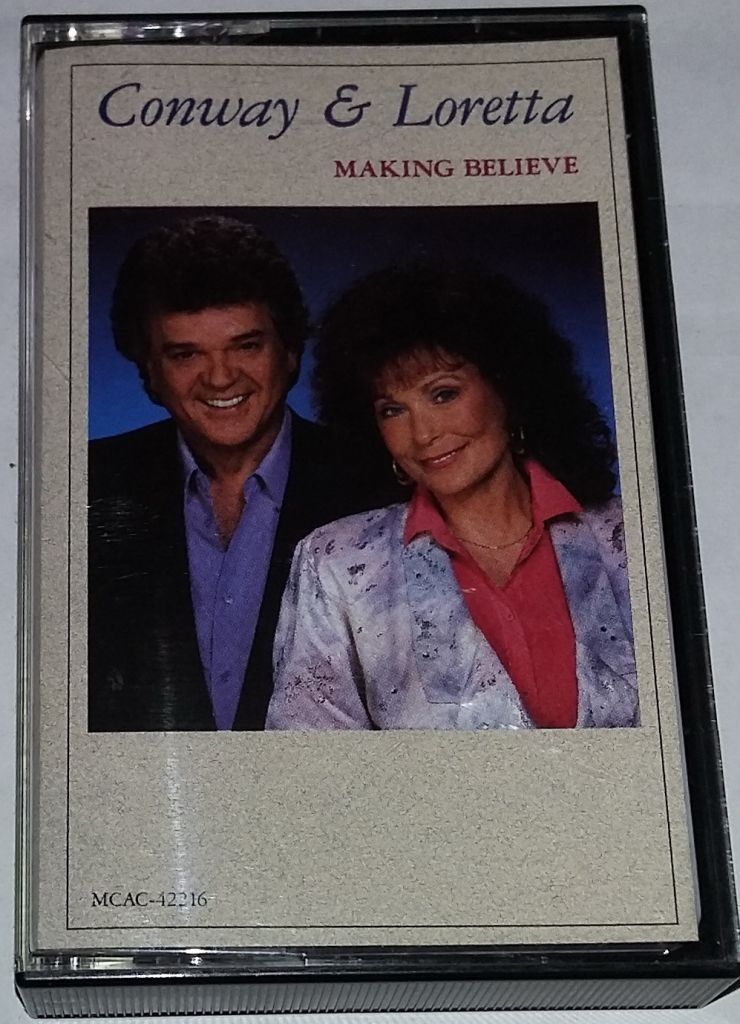 CONWAY &amp; LORETTA Making Believe. Cassette  US - фото фото фото 0