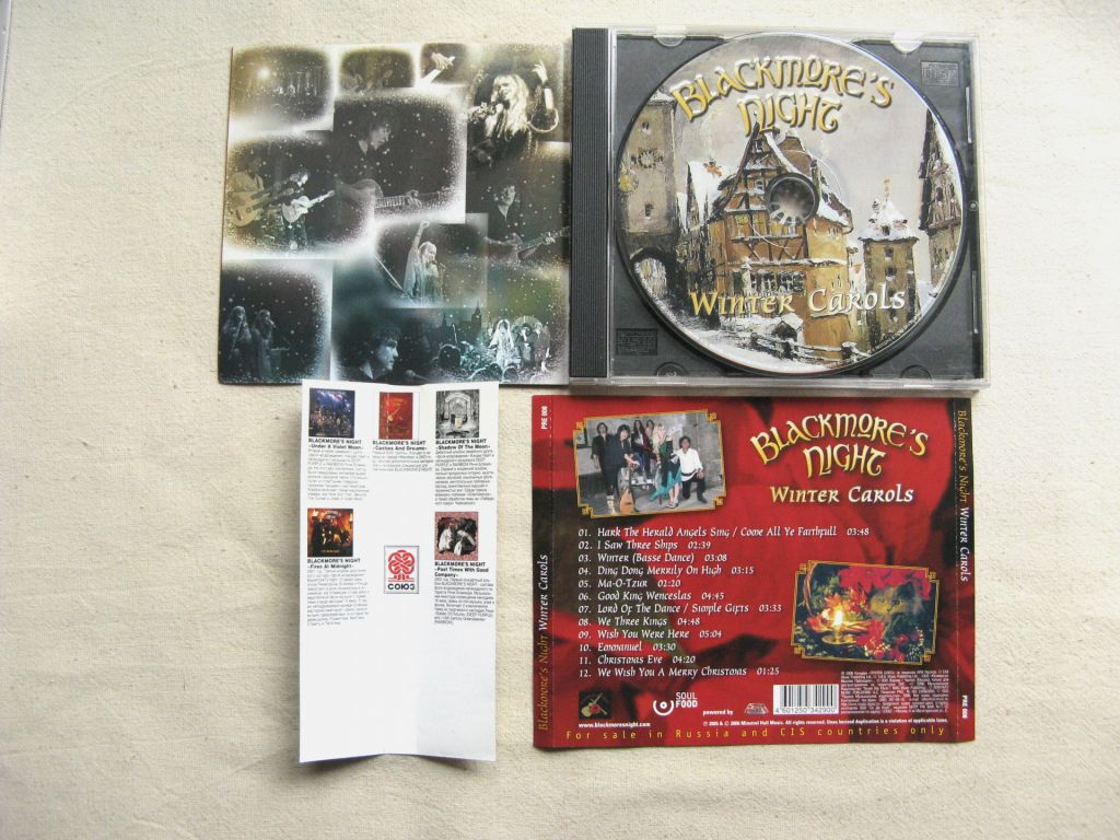 CD Deep Purple Family. Blackmore's Night. Winter Carols. 2005. - фото фото фото 4