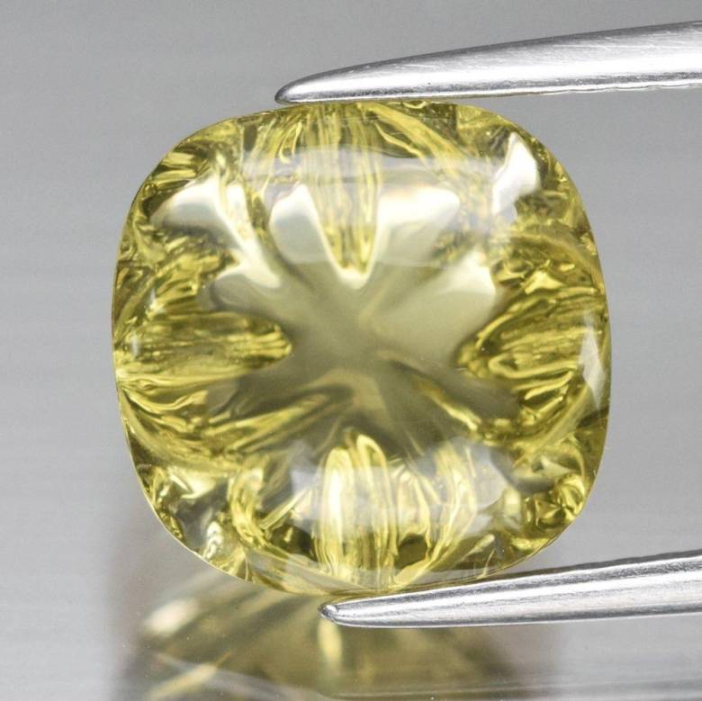 Натуральный  цитрин 4.17ct 10mm - фото фото фото 0
