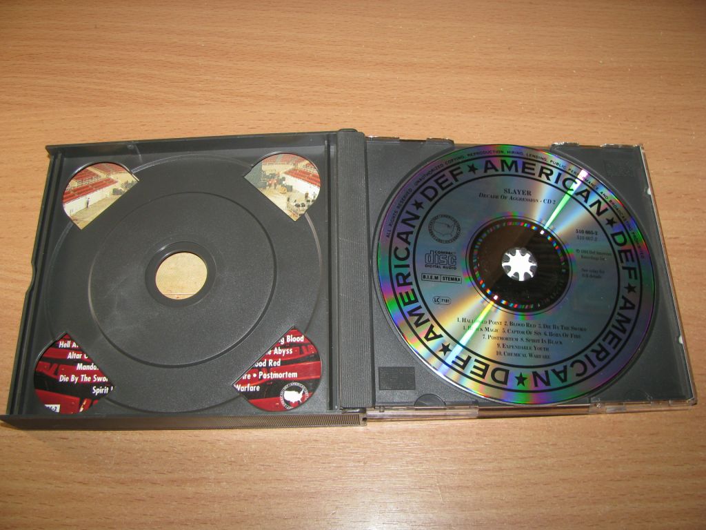 SLAYER - Decade Of Aggression Live  (1991 Def American 2CD 1st press,Germany) - фото фото фото 4