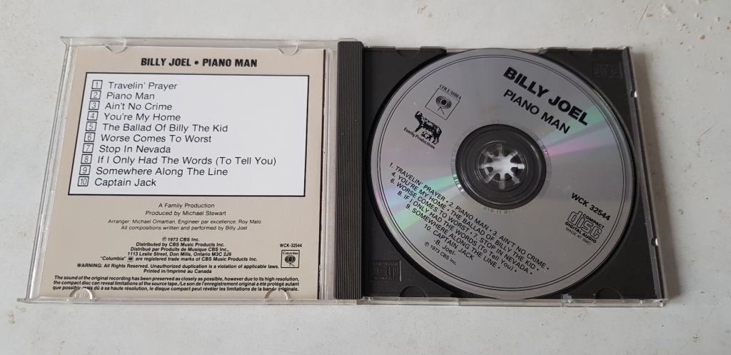 Billy Joel Piano Man CD фірмовий - фото фото фото 2