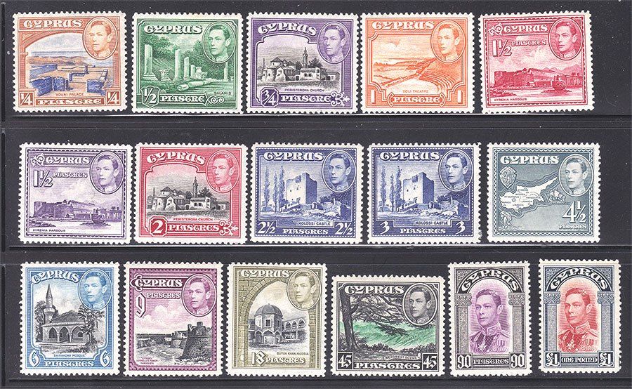Кипр 1938 г  MNH / MLH / MH - серия - - фото фото фото 0