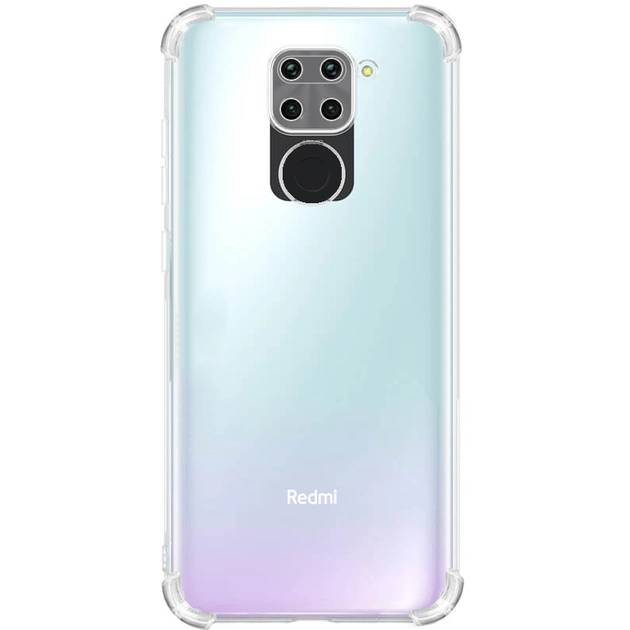 Чохол Fiji Proof для Xiaomi Redmi Note 9 бампер з посиленими бортамиTransparent - фото фото фото 1