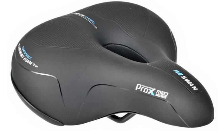 Сідло ProX Swan Med Memory Foam, Reflex, чорний (C-SI-0332) - фото фото фото 0