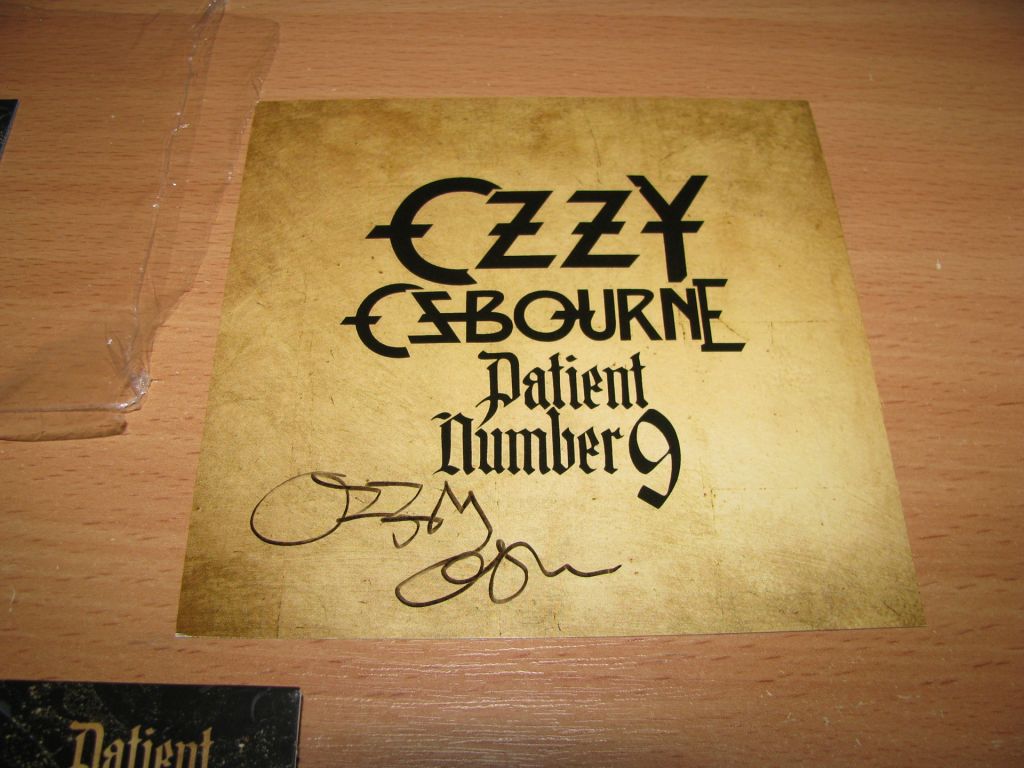 OZZY OSBOURNE - Patient Number 9     (2022 Epic Signed) - фото фото фото 5