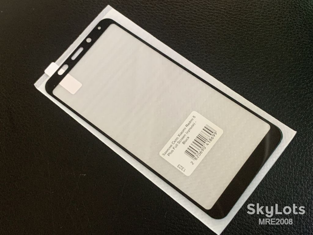 Захисне скло Full Screen для Xiaomi Redmi 5 Plus black - фото фото фото 1