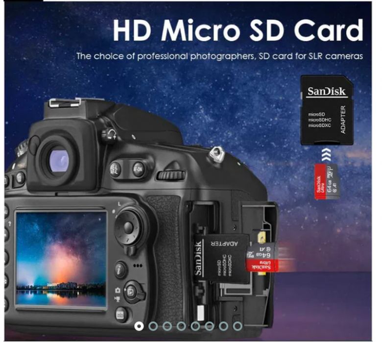 Адаптер SanDisk MicroSD для карт пам&amp;x27;яті SD. - фото фото фото 0