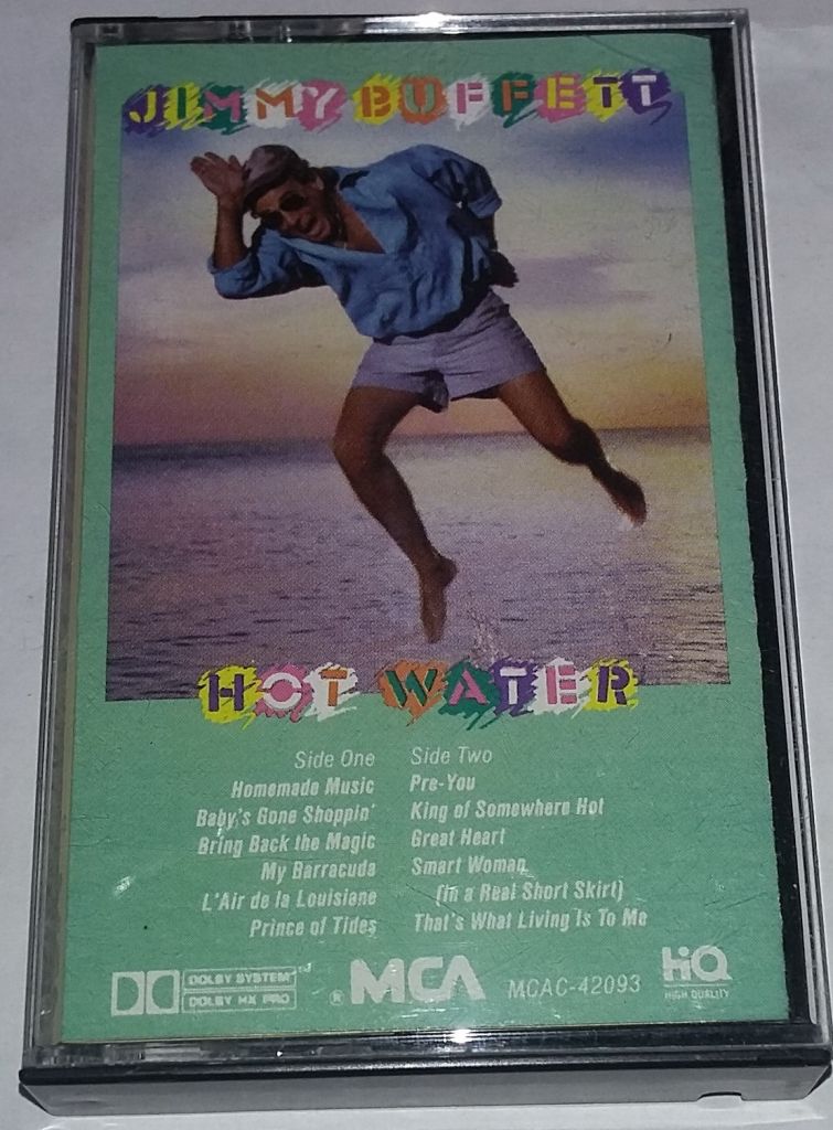 JIMMY BUFFETT Hot Water.  Cassette US - фото фото фото 0