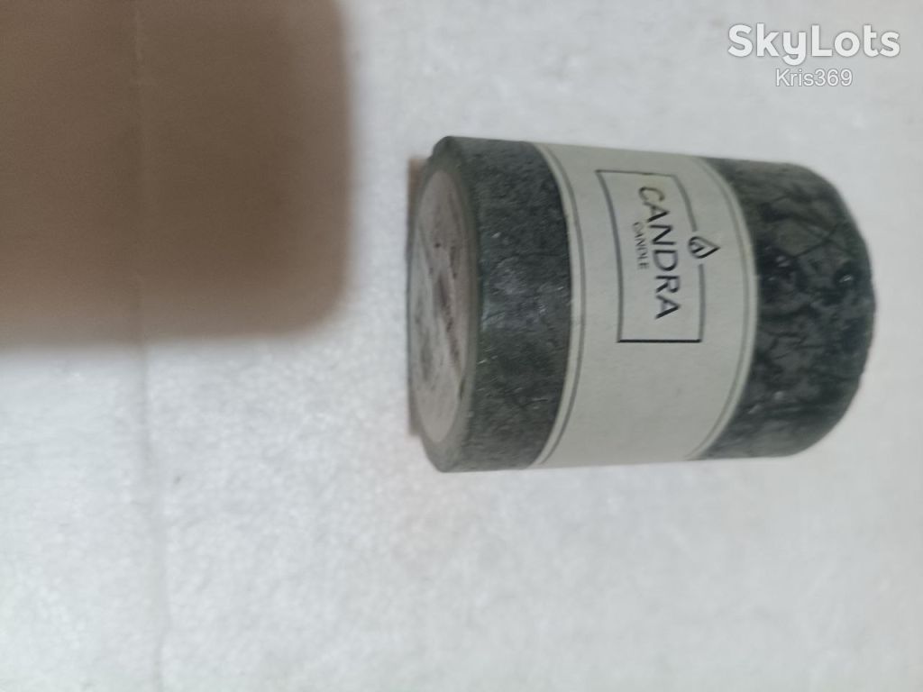 Свічка інтер'єрна фактурна CANDRA Candle  (6.8×8 см, 30 год) - фото фото фото 5