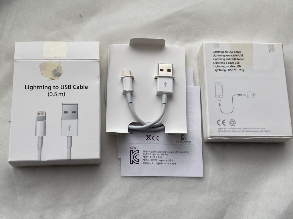 Lightning USB cable  для iPad /iPhone     (оригинал 100%) 50cm - фото фото фото 0