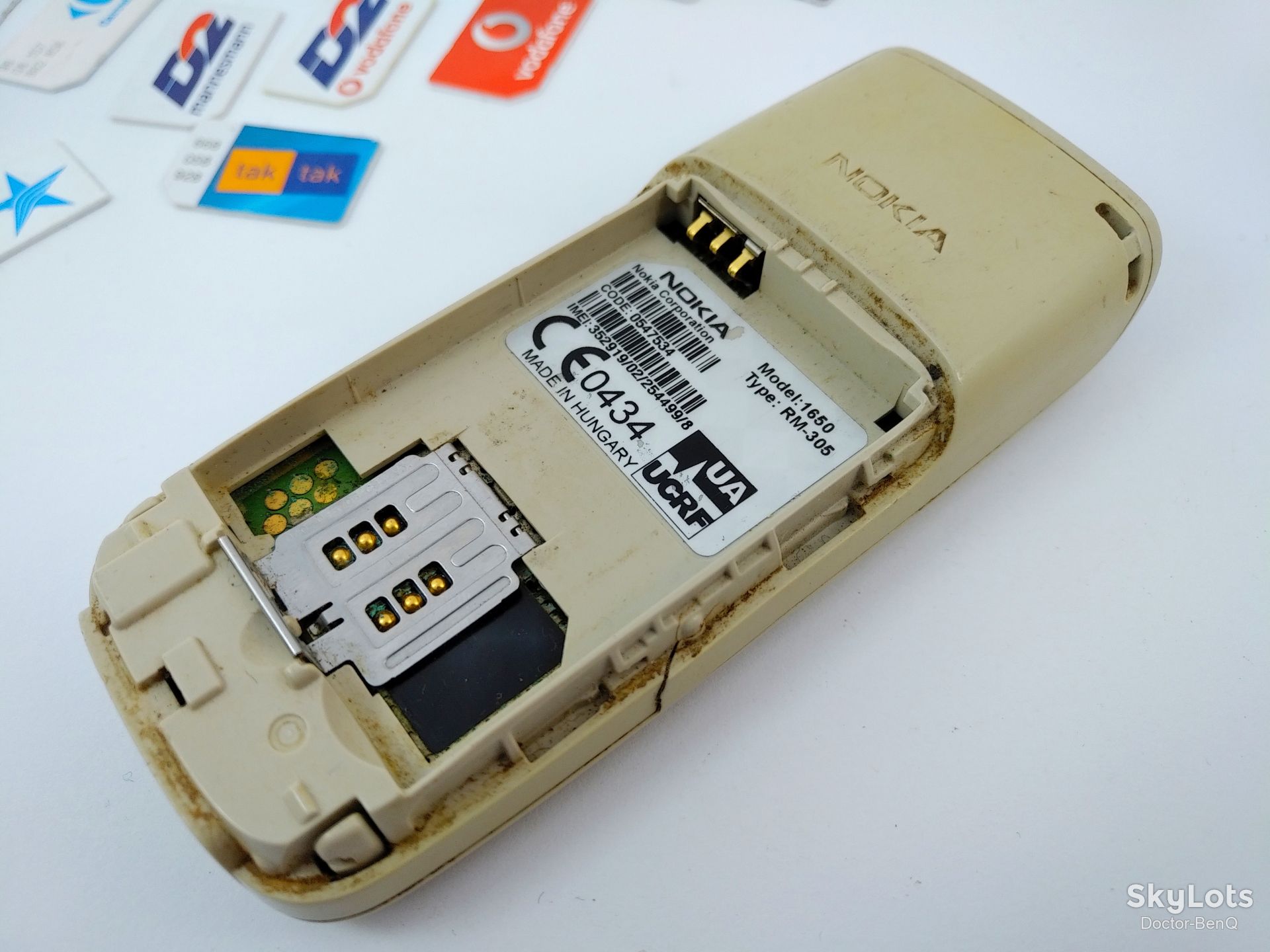 Nokia 1650 не бачить сім картку - фото фото фото 3
