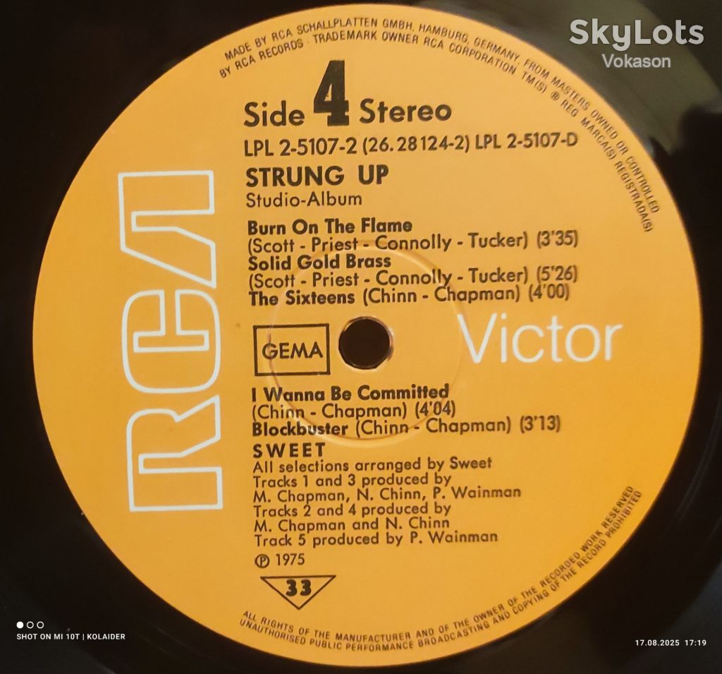 Sweet - Strung Up  2lp,G/F  NM/NM-/NM- - фото фото фото 7