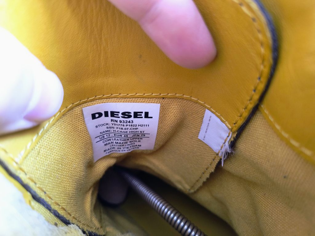 Черевики Diesel H-Cage High St - фото фото фото 5