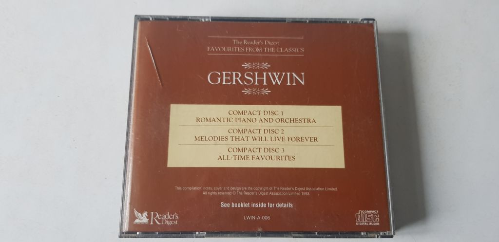 Gershwin 3CD фірмовий - фото фото фото 1