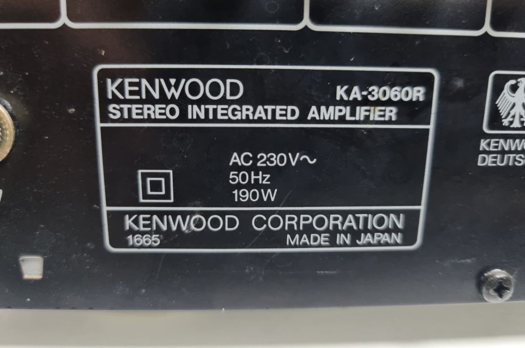 Підсилювач Kenwood KA-3060R - фото фото фото 4