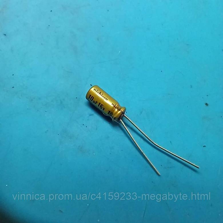 Емність 10 uF 16 V Nichicon FG 5*11 мм - фото фото фото 0