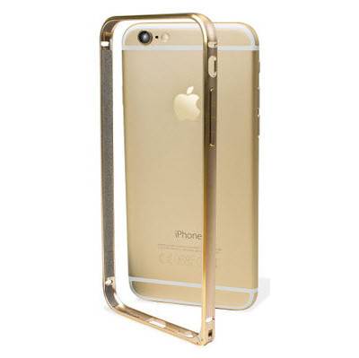 Бампер Devia для iPhone 6/6S Buckle Curve Champagne Gold - фото фото фото 1