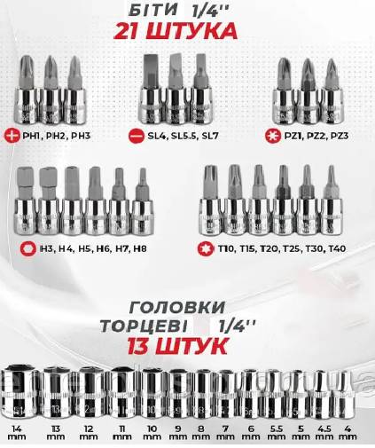 Набір інструментів 46 pice tool set у кейсі - фото фото фото 9