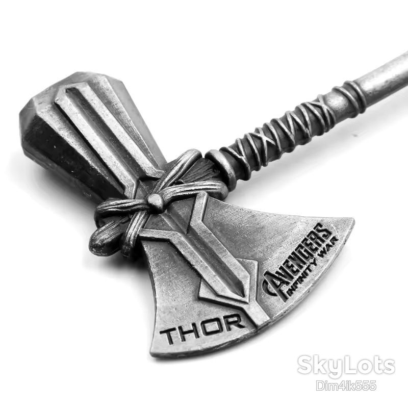 Брелок топор Тора Громобой  (Marvel) Silver - фото фото фото 1