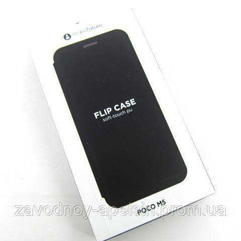 Чехол книжка Xiaomi Poco M5 Flip Case (черный) - фото фото фото 1