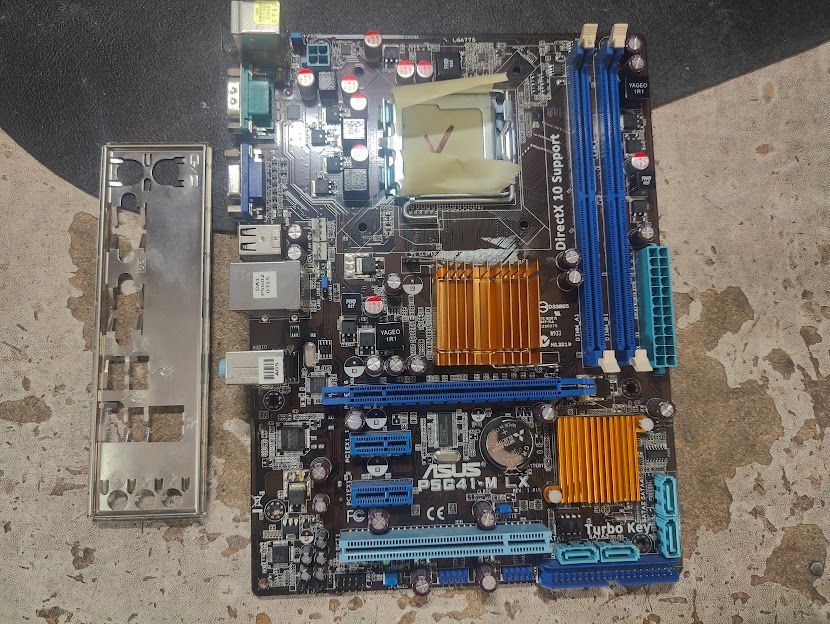 Мат. плата ASUS P5G41-M LX LGA775 G41 PCI-E+SVGA+LAN SATA MicroATX 2DDR2 № 251905101 - фото фото фото 0