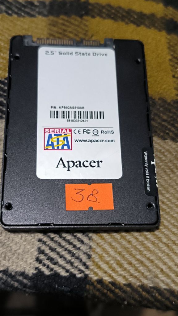 Диск SSD Apacer Pro II AP64GAS510SB 64GB №38 - фото фото фото 1