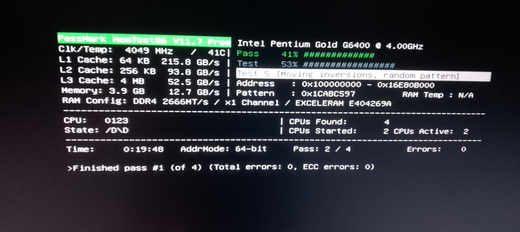 eXceleram DDR4 4GB 2666 MHz  (E404269A) - фото фото фото 2