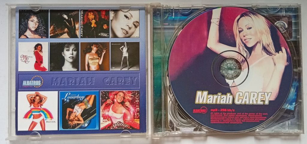 Диск МР-3 Mariah Carey 1990-2001  (11 альбомов)  (новый) - фото фото фото 1