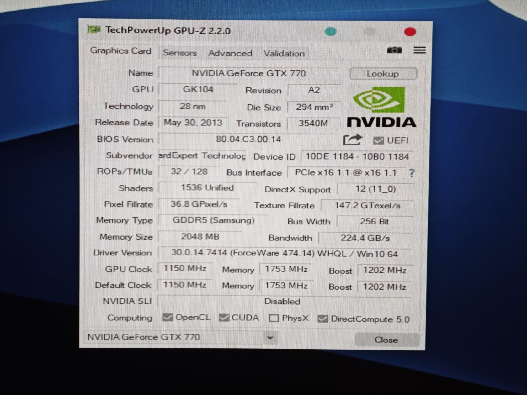 Відеокарта NVidia GTX 770 2Gb GDDR5 256Bit - фото фото фото 5