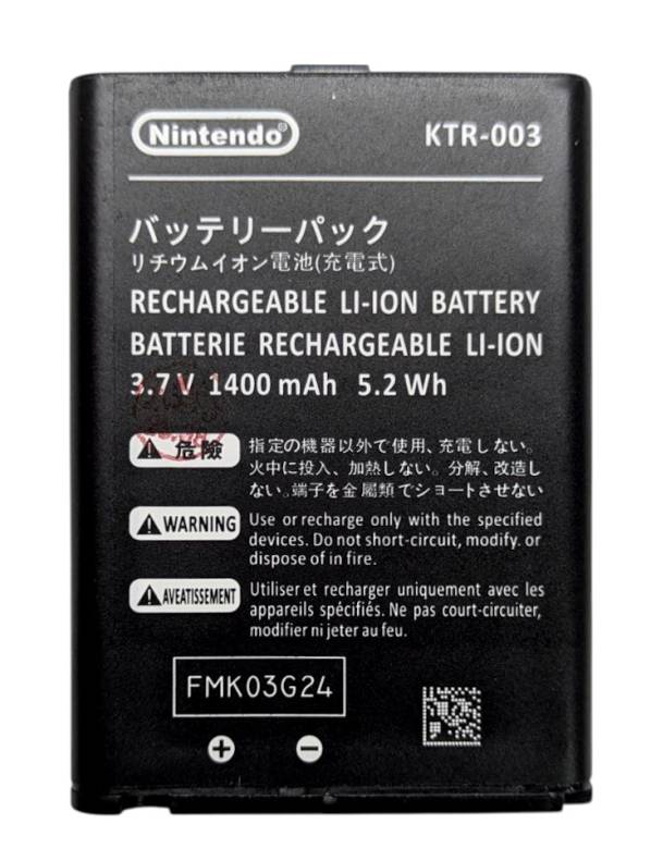 Аккумулятор для Nintendo New 3DS NN3DS KTR-003 1400mAh - фото фото фото 0