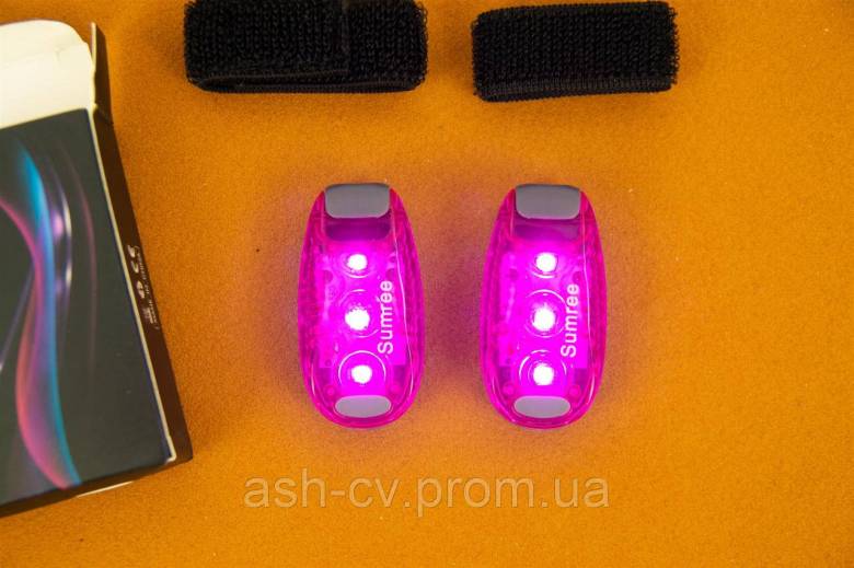Ліхтар, ліхтарик, для видимості, у темряві, Sunree, LED, Safety, 2шт - фото фото фото 2